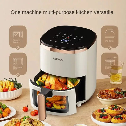 Smart Large-Capacity Air Fryer with Timer