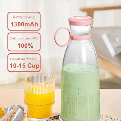 Portable USB Rechargeable Fruit Juicer