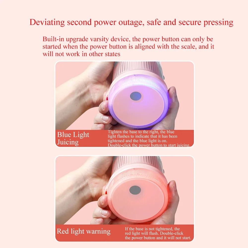 Portable USB Rechargeable Fruit Juicer